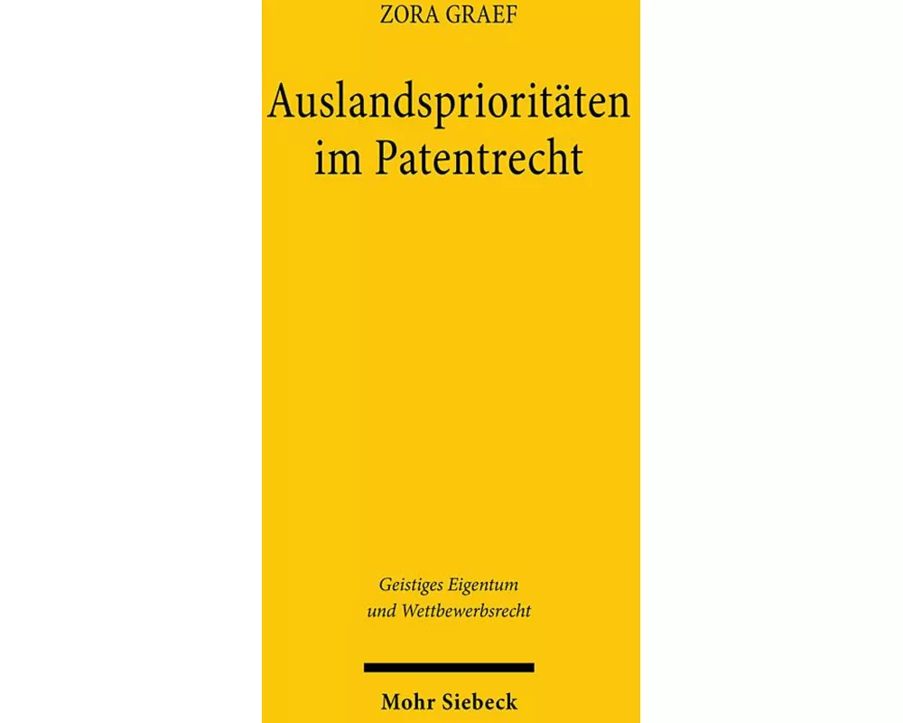 Auslandsprioritäten im Patentrecht