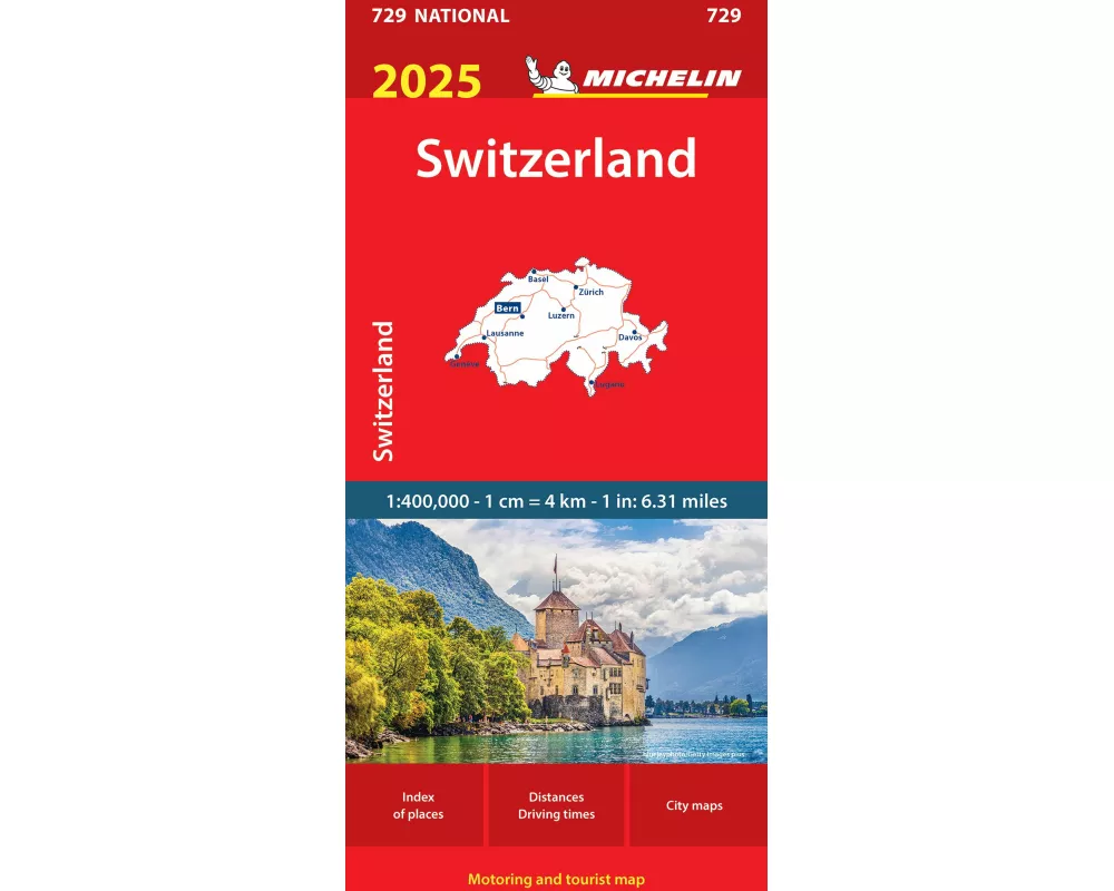 Switzerland 2025 - Michelin National Map 729