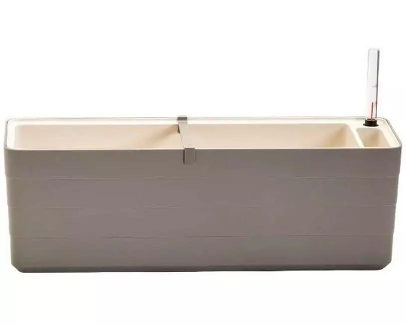 Plastia Bewässerungskasten Berberis 60 cm Taupe