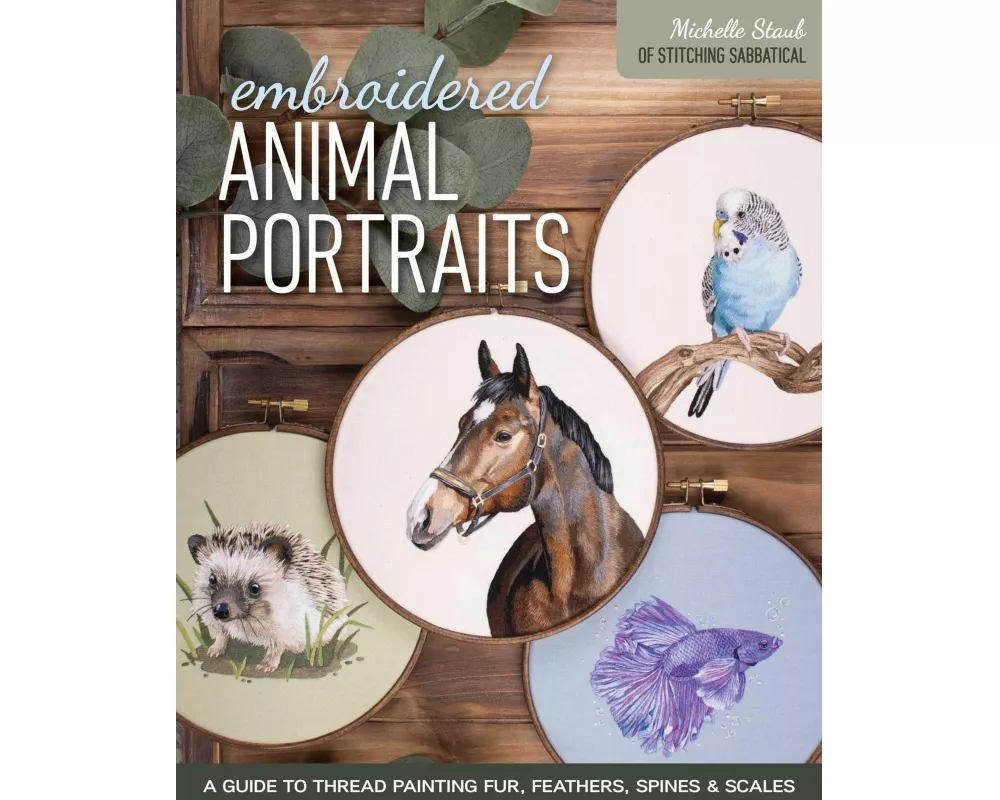 Embroidered Animal Portraits