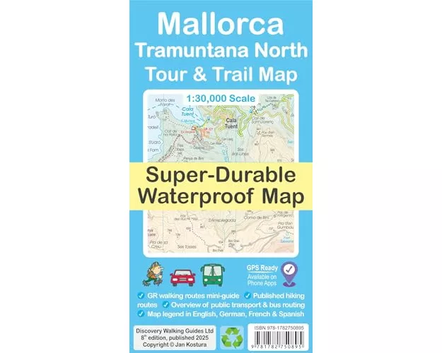 Mallorca - Tramuntana North Tour & Trail Map