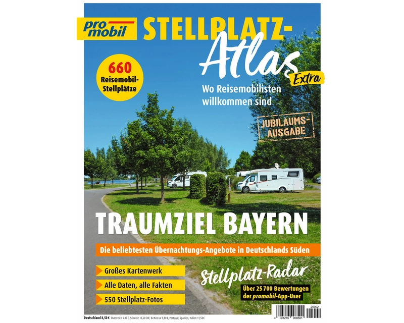 promobil Stellplatz-Atlas 02/2025