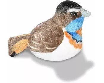 Plüsch Blaukehlchen singend RSPB Birds