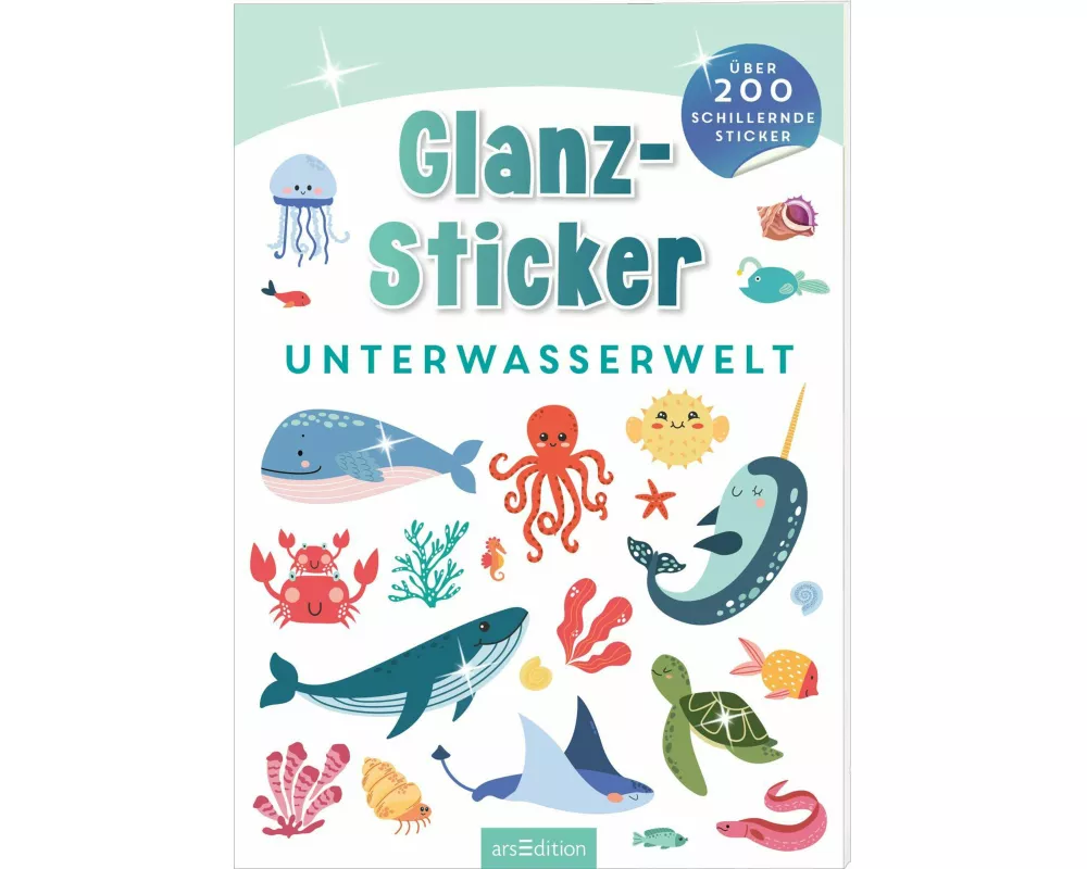 Glanz-Sticker – Unterwasserwelt