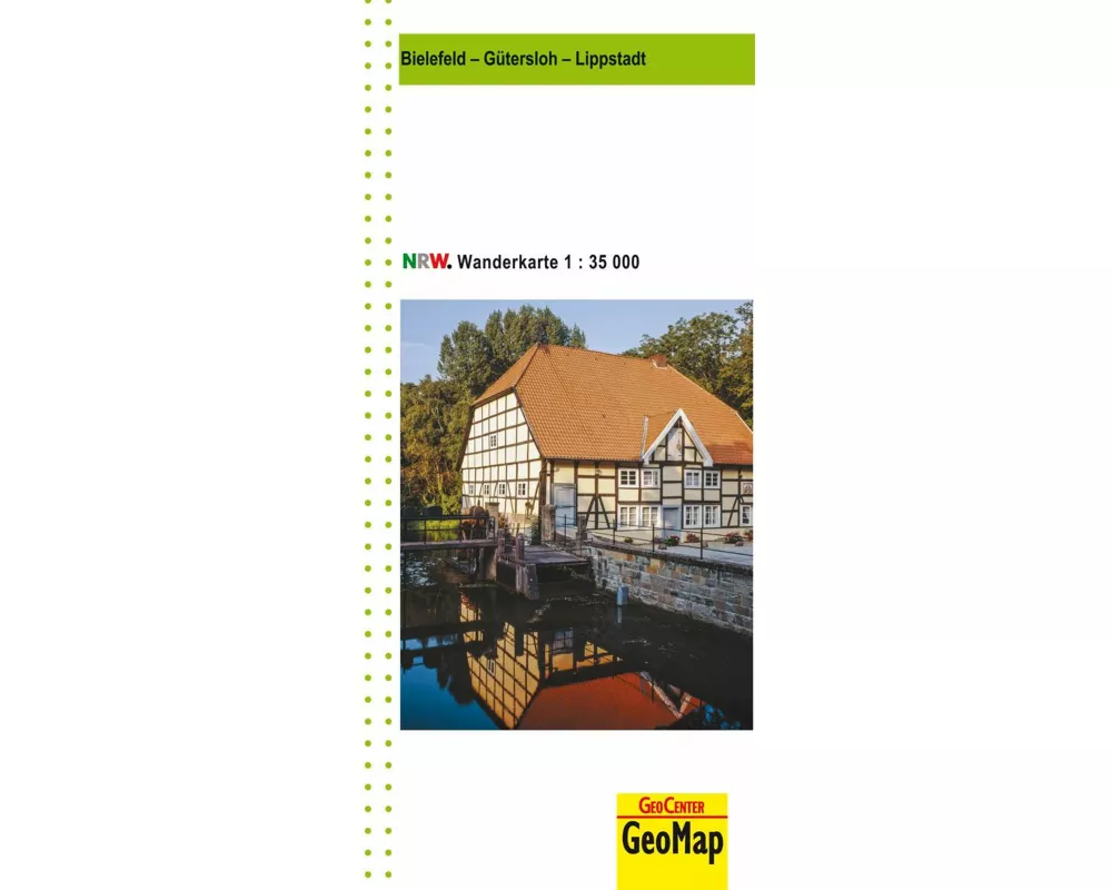 Bielefeld, Gütersloh, Lippstadt Wanderkarte NRW