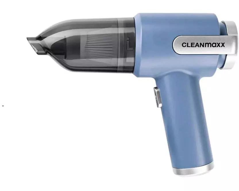 CLEANmaxx Akku-Handsauger Blau 9-teilig