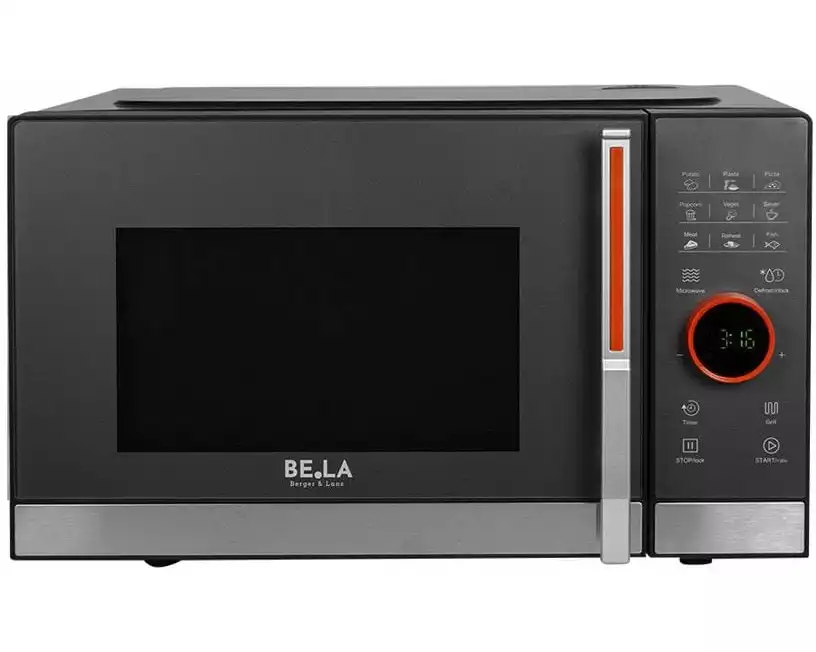 Berger Lanz Mikrowelle mit Grill MW23P63 Grau/Schwarz