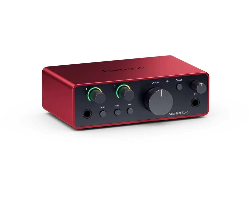 Focusrite Audio Interface Scarlett Solo – 4th Generation