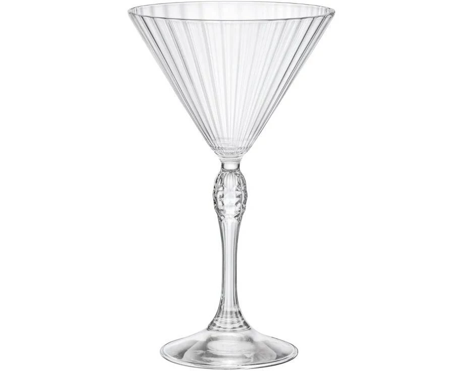 Bormioli Rocco Martiniglas America 20s 250 ml, 4 Stück, Transparent