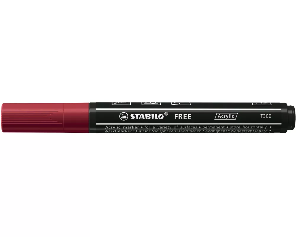 STABILO Acrylmarker Free Acrylic T300 Purpur
