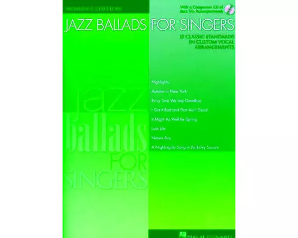 Jazz Ballads for Singers - Women's Edition (Book/Online Audio)