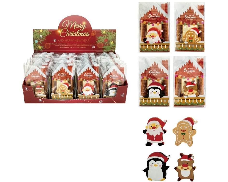 ROOST Radierer XE-015 X'mas, assortiert