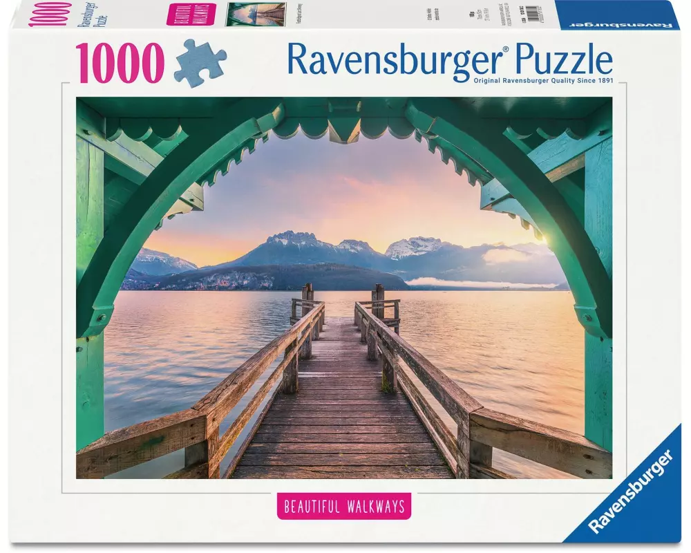 Ravensburger Puzzle Romantischer Steg am Lac d'Annecy 1000 Teile