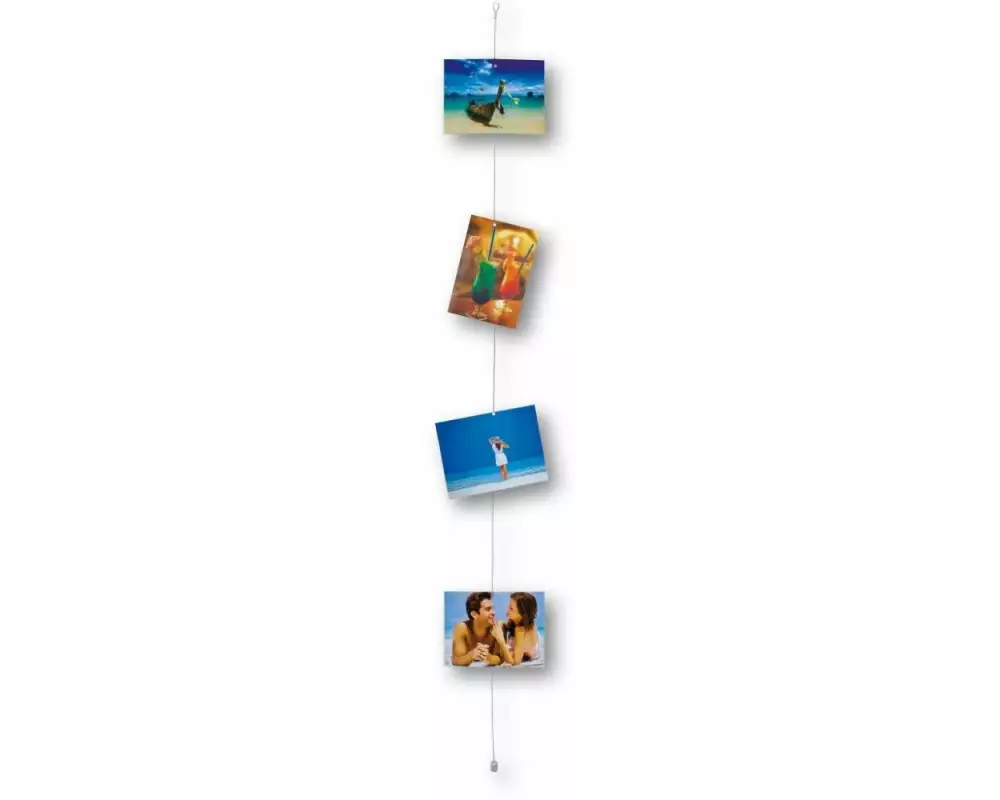 Goldbuch Fotohalter Cord Silber, 8 Magnete