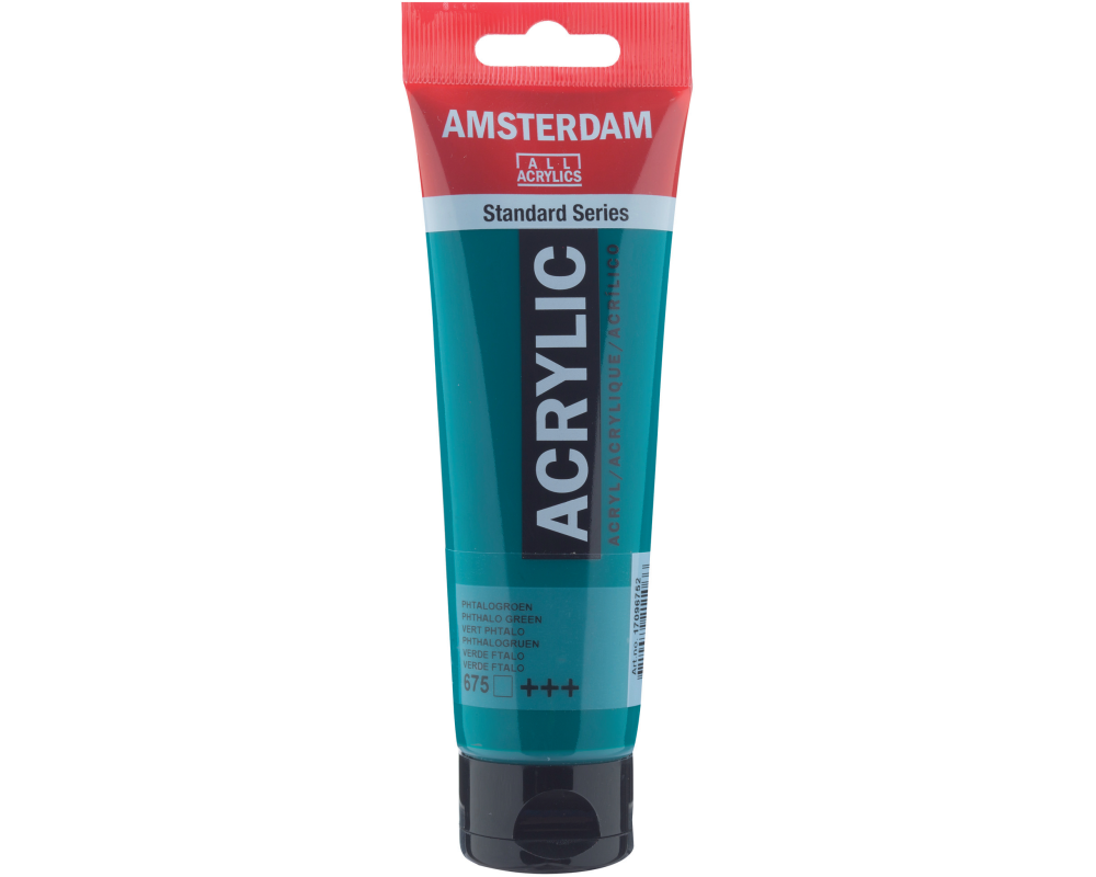 AMSTERDAM Acrylfarbe 120ml 17096752 phthalogrün 675