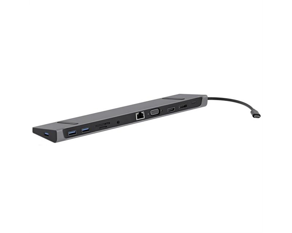T'nB Dockingstation 11 in 1, 1x HDMI 4K, 1x DP, 1x PD, 3x USB A 3.0