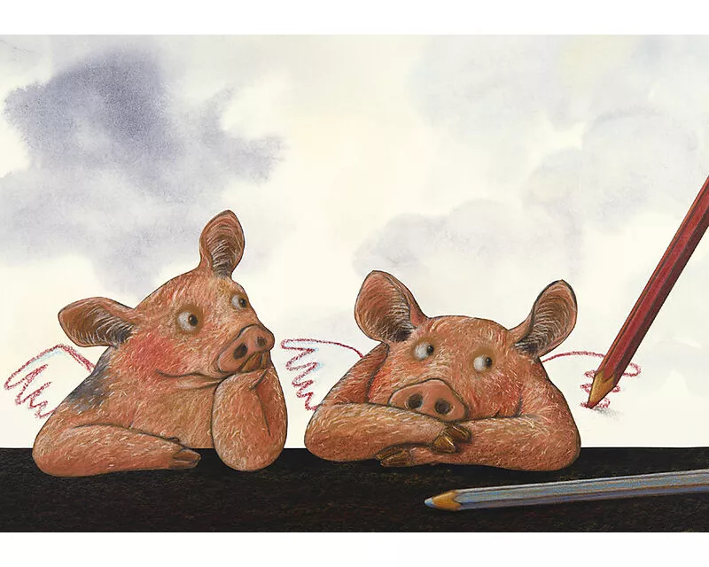 Schwein gehabt Postkarte VE 1=10