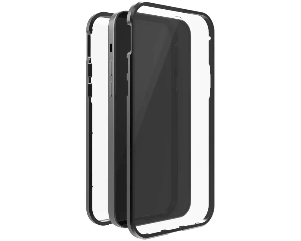 Black Rock Back Cover 360° Glass iPhone 14 Plus , Schwarz