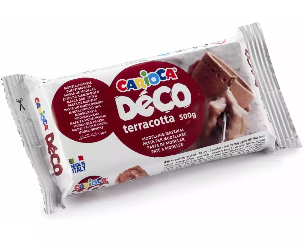 Carioca Modelliermasse Déco Terracotta 500 g Terracotta