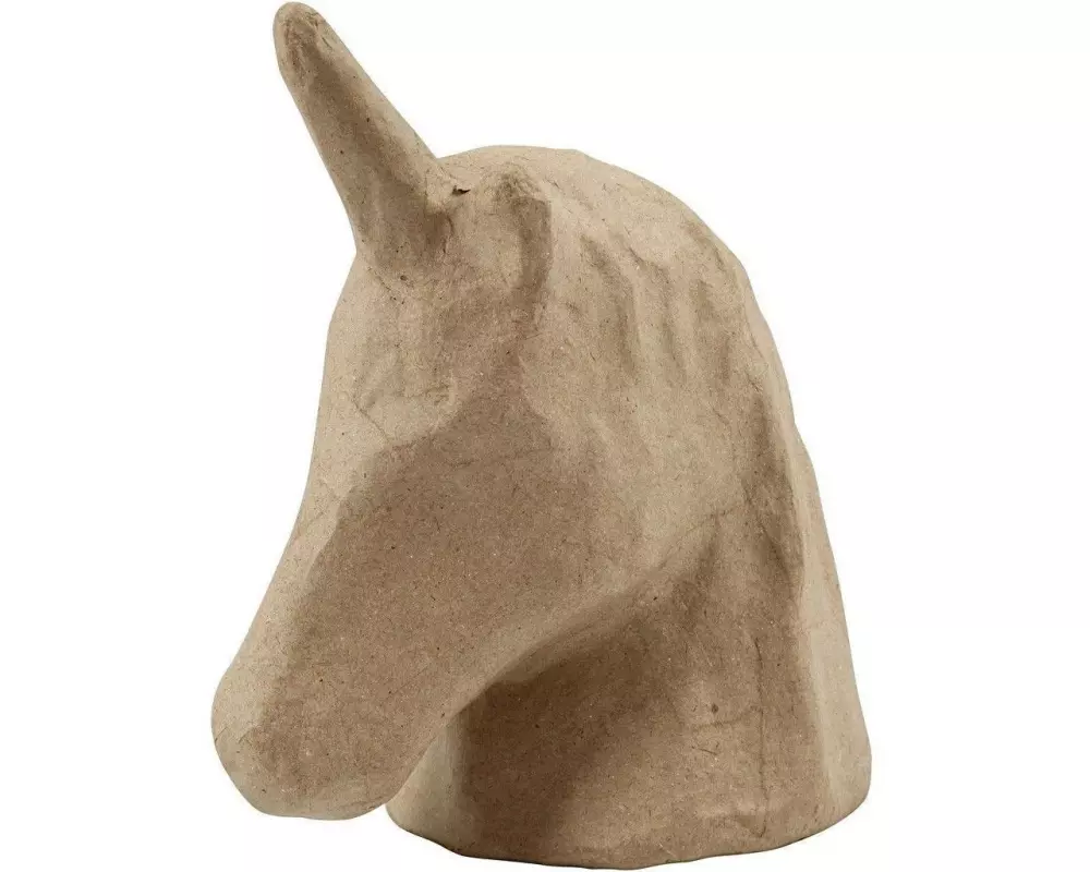 Creativ Company Papp-Figur Einhorn-Trophäe 1 Stück