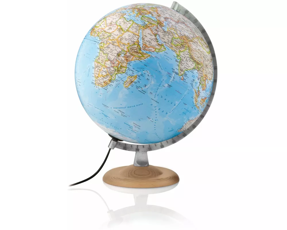 National Geopraphic Silver Classic Globus