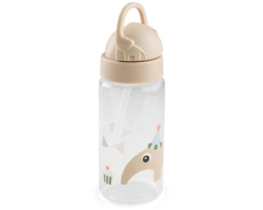 done by deer Trinkflasche mit Strohhalm Tiny farm Sand 350 ml