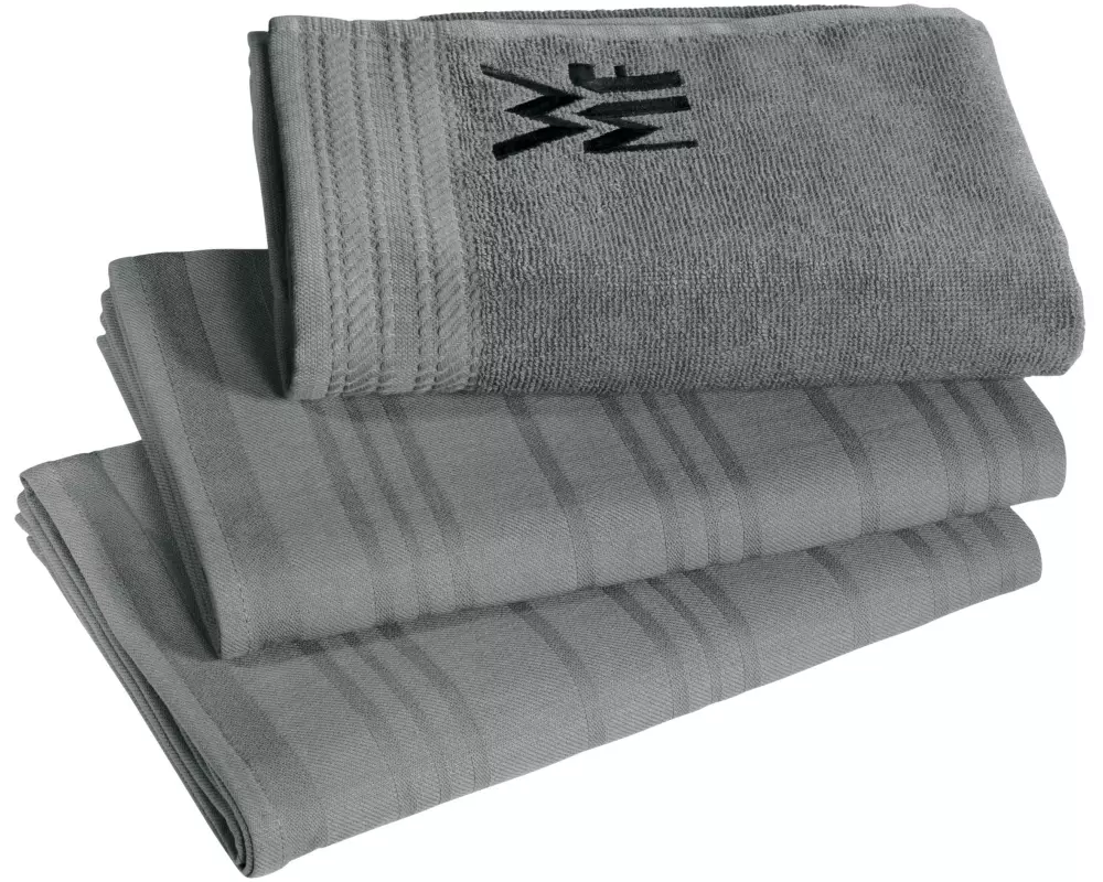 WMF Geschirrtuch-Set ProfiSelect 3-teilig, Grau