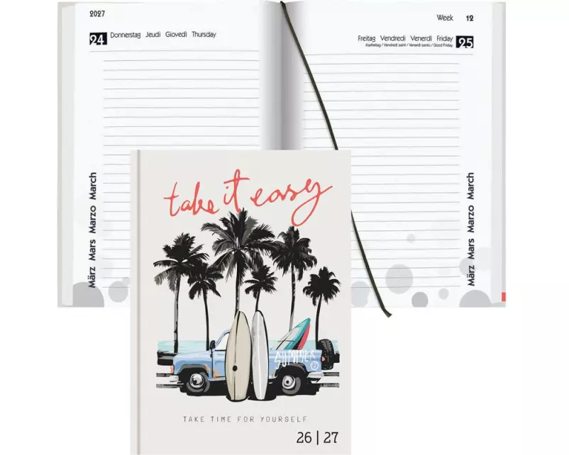 Biella Schulagenda mydiary 2026/27 Easy, 12 x 16.5 cm