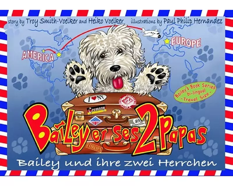 Bailey und ihre zwei Herrchen - Bailey et ses deux papas