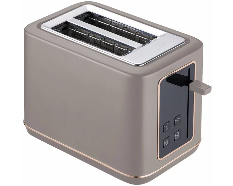 Berlinger Haus Toaster mit Digitalanzeige Taupe Collection