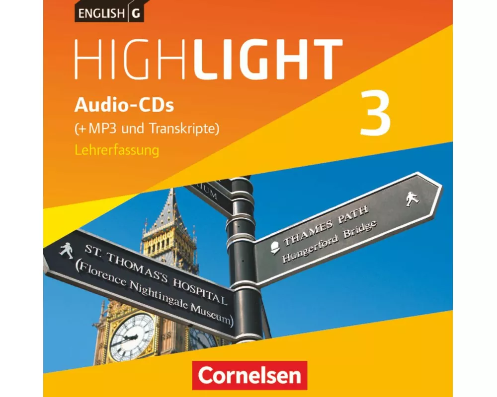 English G Highlight, Hauptschule, Band 3: 7. Schuljahr, Audio-CDs (Vollfassung), Audio-Dateien auch als MP3