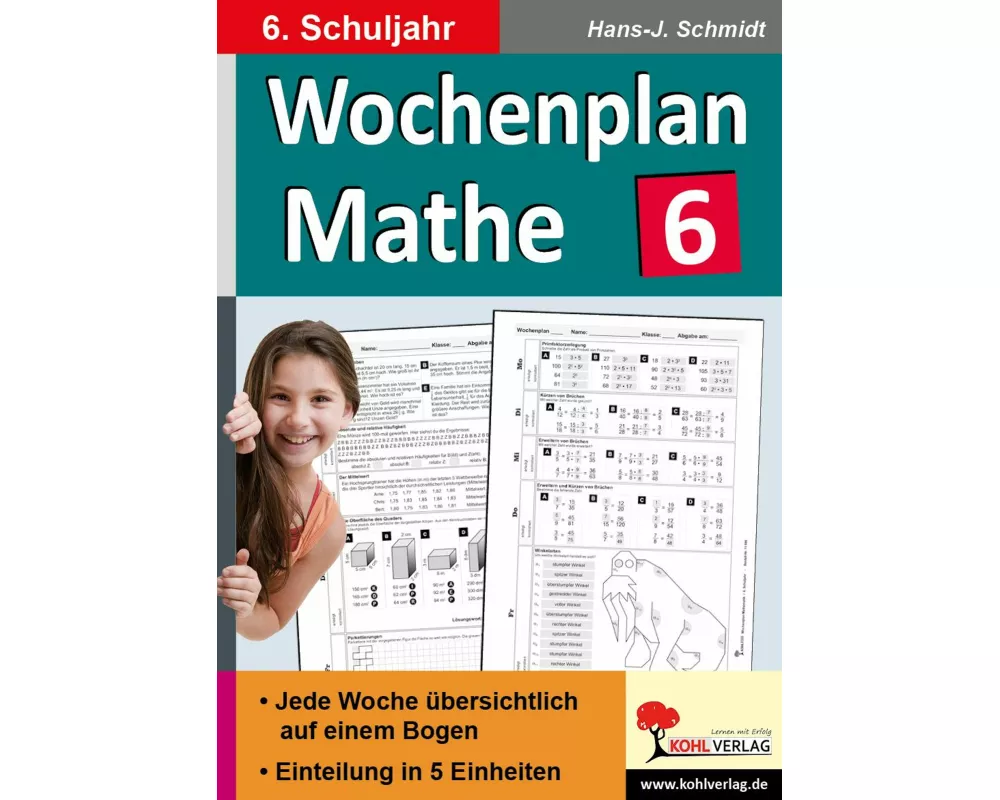 Wochenplan Mathe / Klasse 6