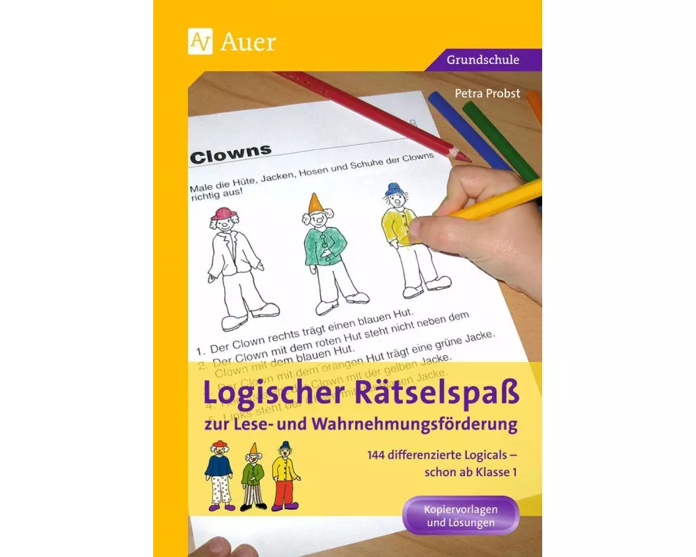 Logischer Rätselspaß zur Lese- und Wahrnehmungsförderung