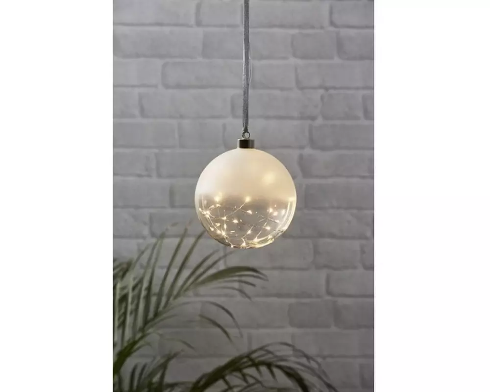 Star Trading Weihnachtskugel Glow, 30 LED, 15 cm, indoor