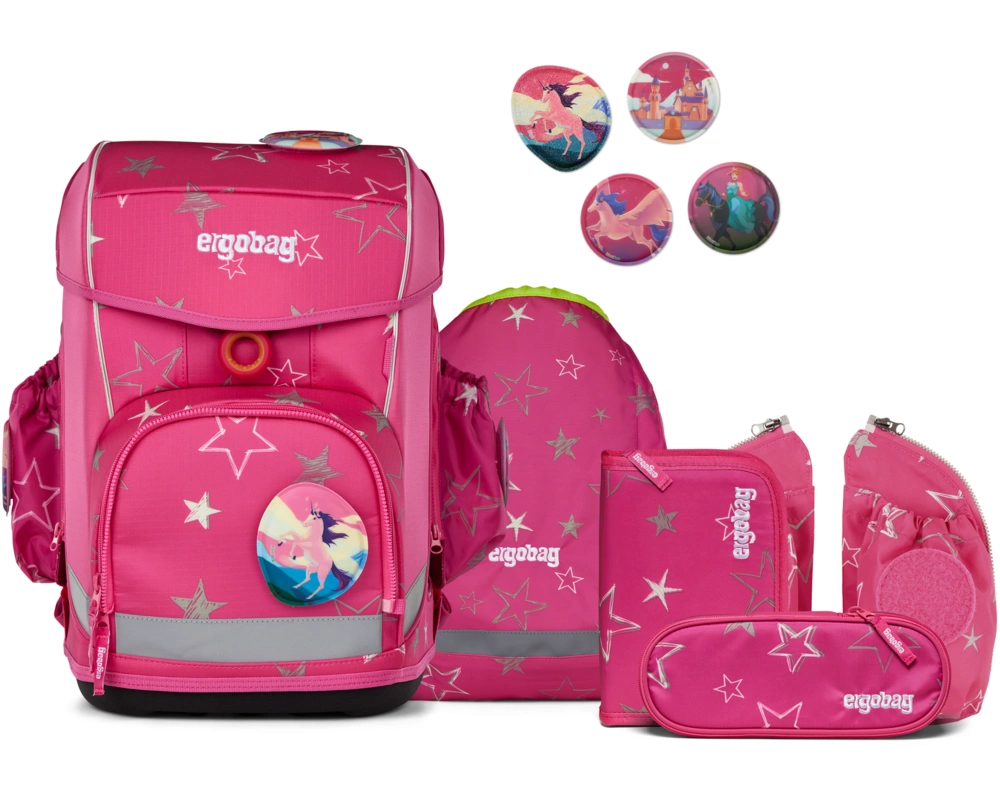 ERGOBAG Schulthek-Set Cubolight 01300-90199 SternzauBär 6-teilig