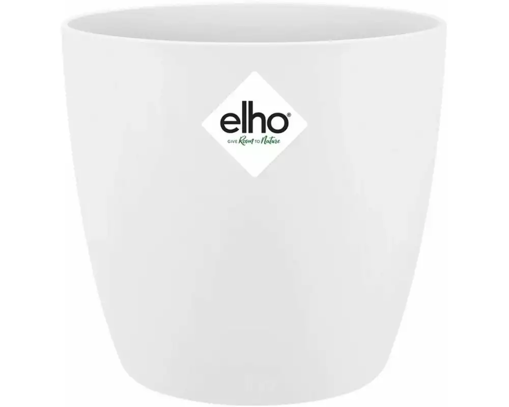 Elho Blumentopf Brussels mini, rund, 100 ml, Weiss