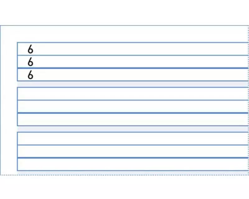 ingold-biwa Ringbucheinlagen 2-Loch 6/6/6 mm liniert