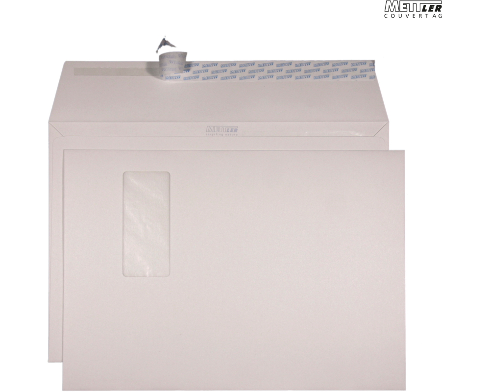 METTLER Couvert Fenster rechts C4 9144 120g, recycling 250 Stk.