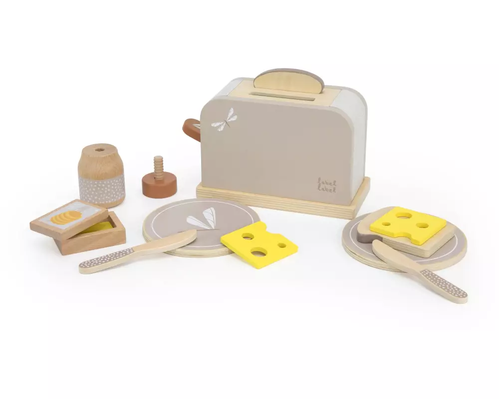 Label Label Spiel-Haushaltsgerät Toaster Nougat