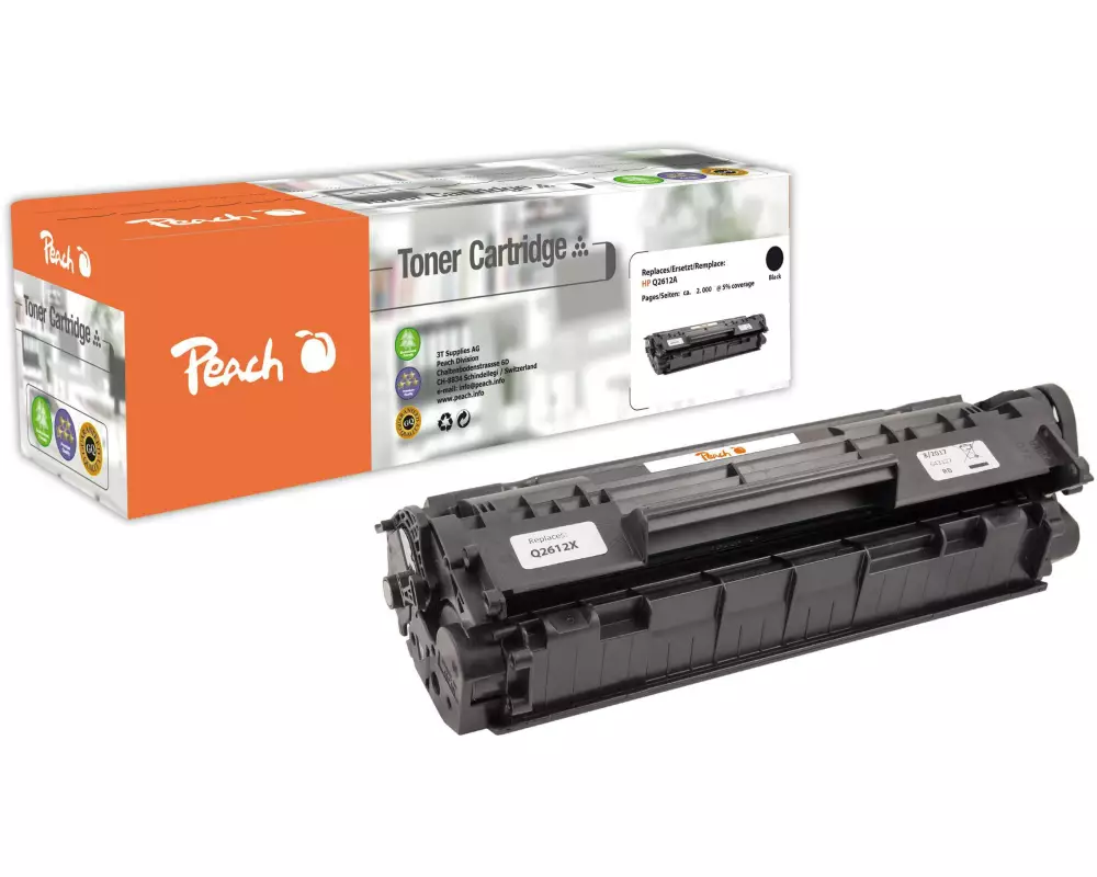 Peach Toner HP Nr. 12X (Q2612X) Black