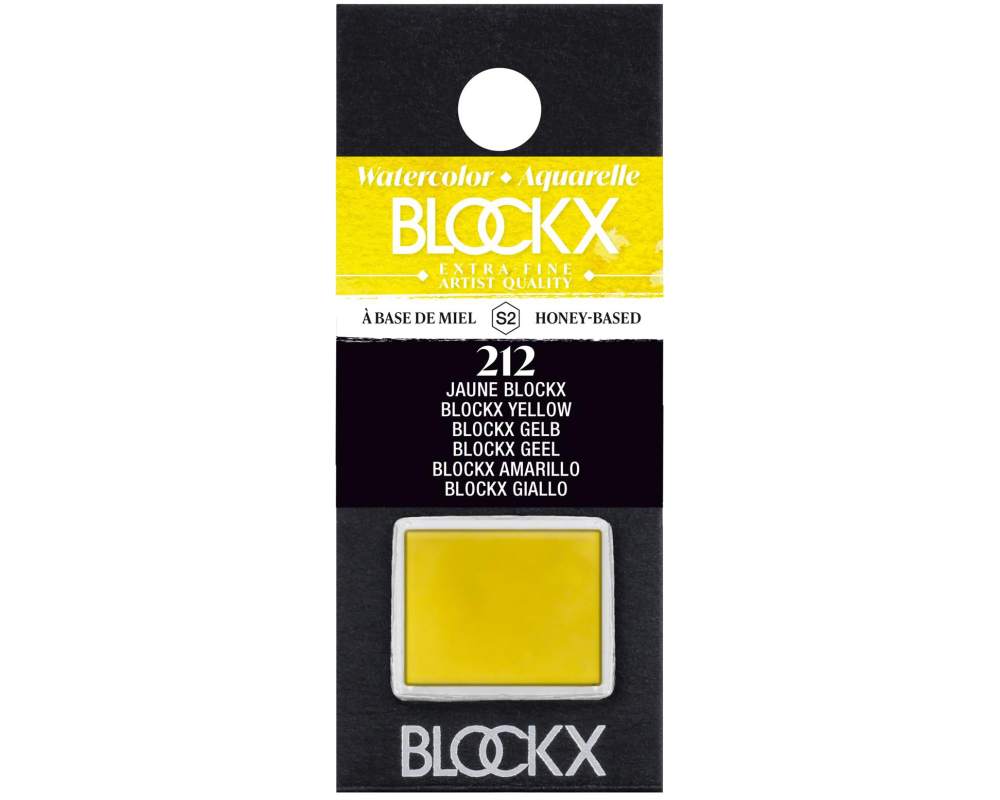 BLOCKX Aquarellfarbe 1.5ml 41212BXC Blockx gelb
