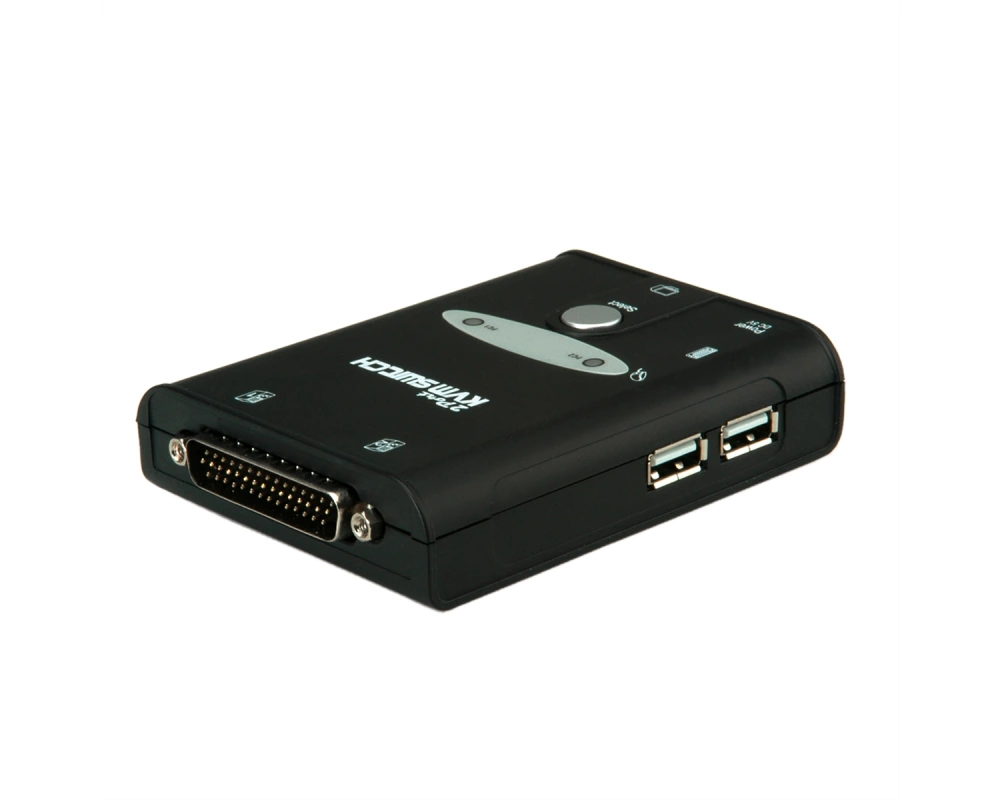 VALUE KVM Switch "Star", 1U - 2 PCs, HDMI, USB