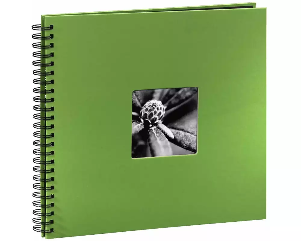 Hama Fotoalbum Fine Art 36 x 32 cm Grün, 50 schwarze Seiten