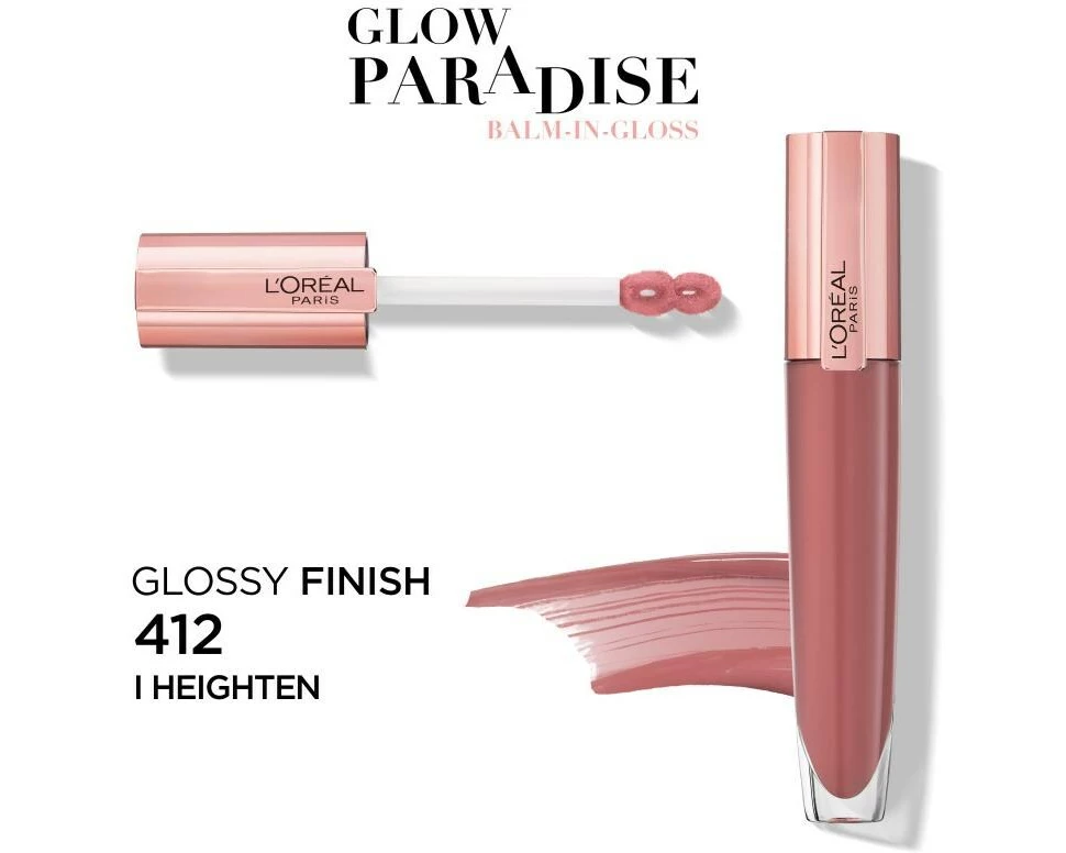 L'Oréal Paris Lipgloss Brilliant Signature Plump-in 412 I Heighten