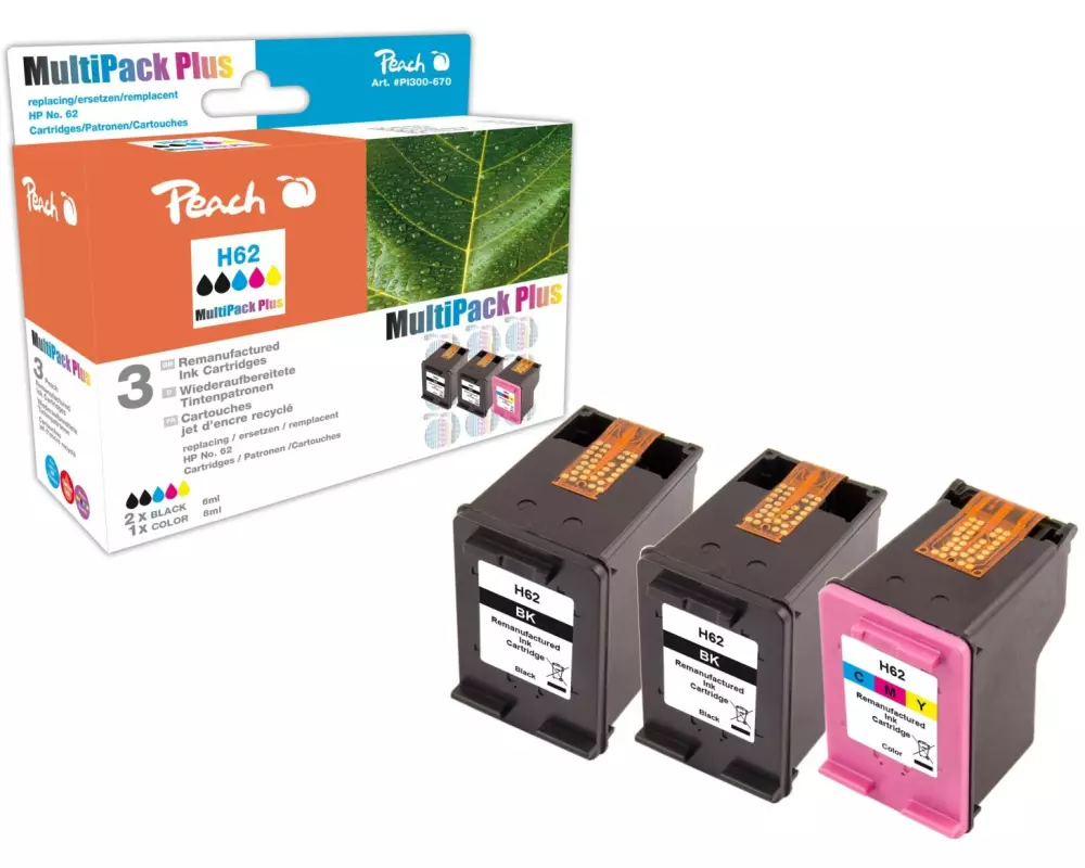 Peach Druckkopf HP Nr. 62 (C2P04AE/C2P06AE)