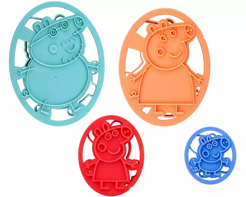 Dr.Oetker Guetzli-Ausstecher-Set Peppa Pig, 4tlg.