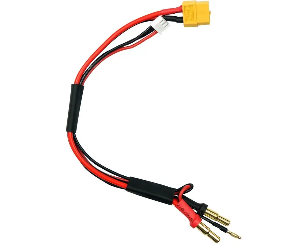 SKYRC Ladekabel XT60 zu 4 mm Goldstecker/5 mm Goldstecker
