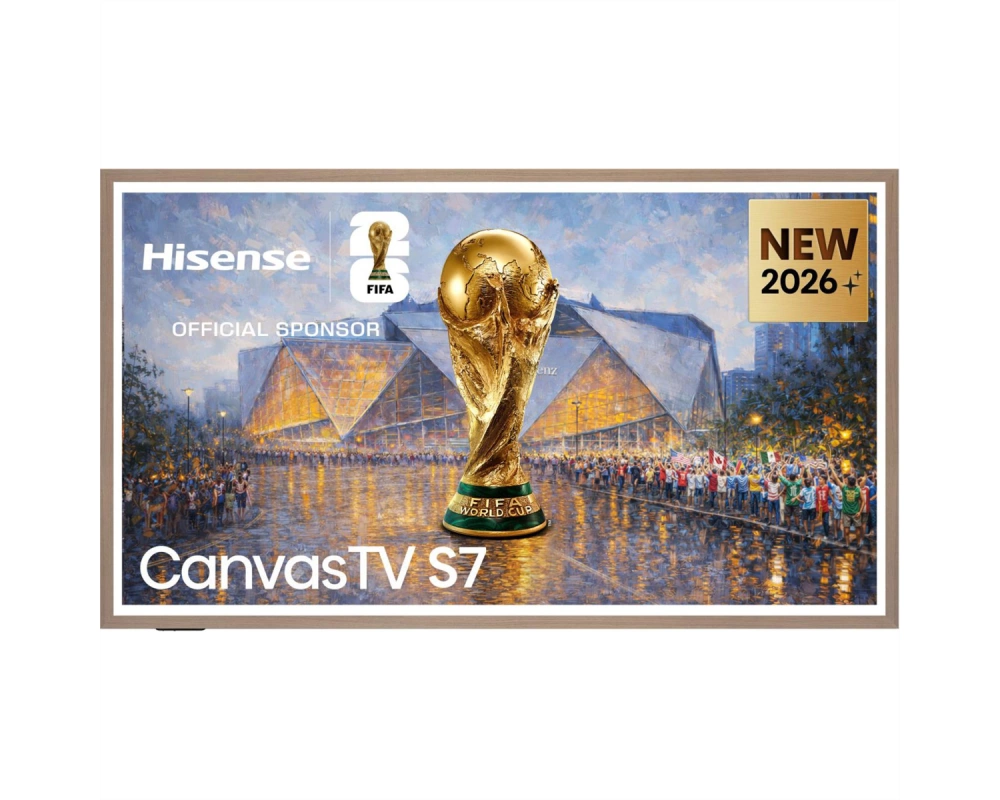 Hisense TV 55S7DS 55", QLED 4K, 144Hz, Canvas TV