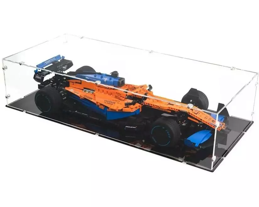 iDisplayit Baukasten Acryl-Display für LEGO 42141 Rennwagen
