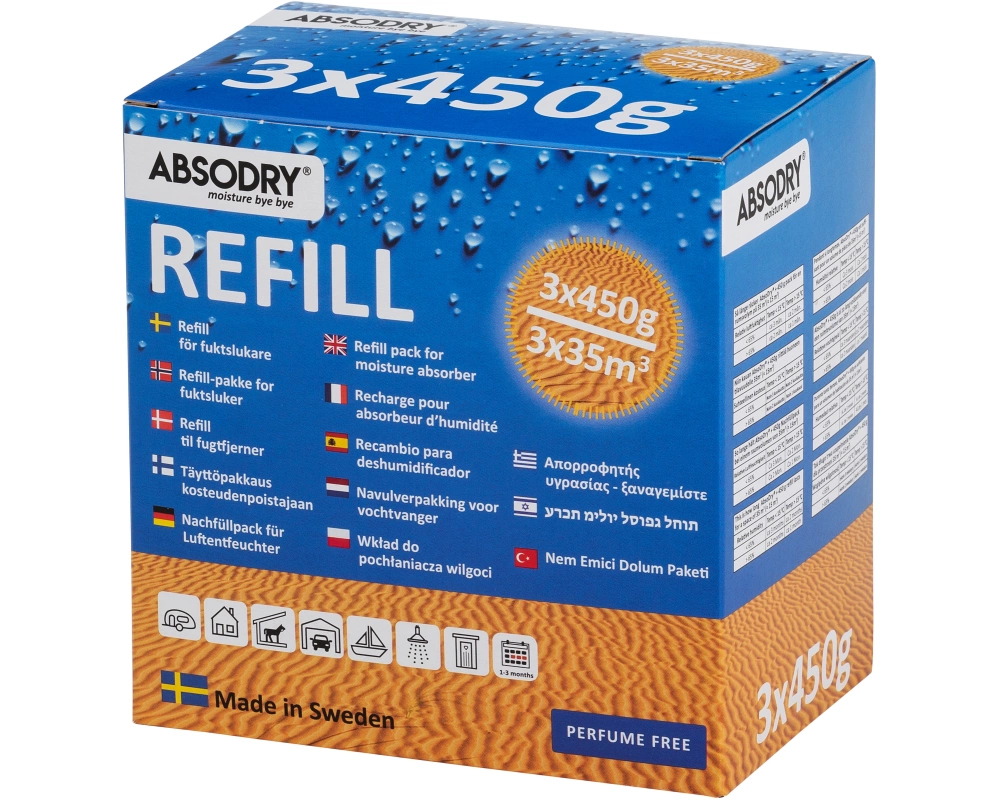 ABSODRY Nachfüllpack 450g 456.530057.00 3 Stück